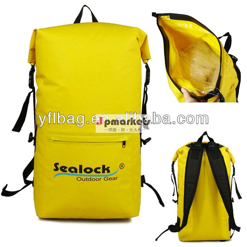 ファッション黄色2013防水ドライバッグショルダー付きハイキングのための問屋・仕入れ・卸・卸売り