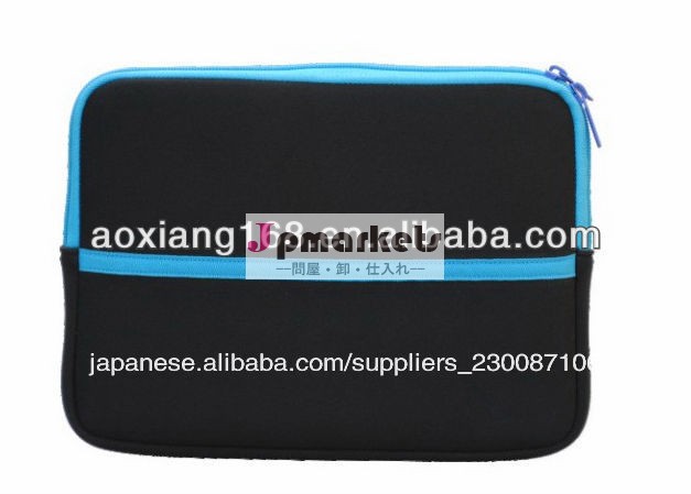 ネオプレンタブレットスリーブフロントジッパーポケットと問屋・仕入れ・卸・卸売り