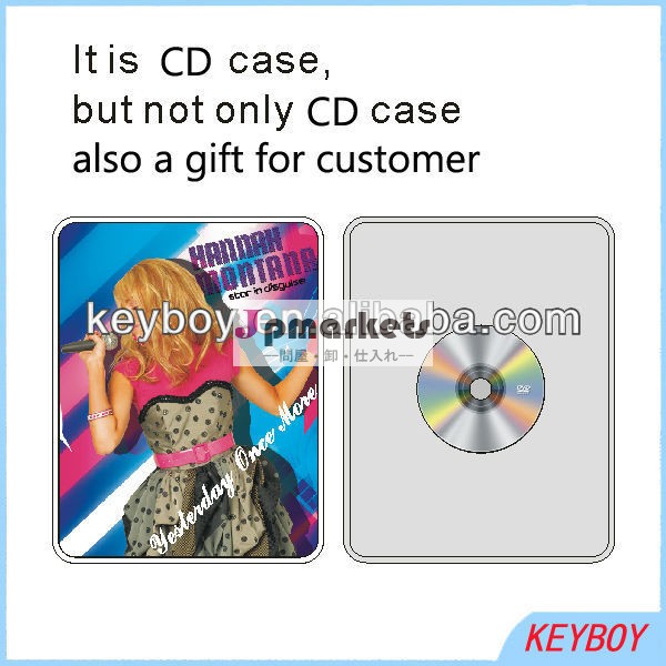 特別なカスタムデザイン音楽の曲cdケースの新製品としてフルカラープリントしたファンのギフト、 ファンのための良い贈り物問屋・仕入れ・卸・卸売り