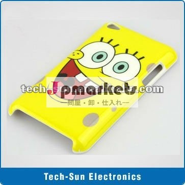 iPodの接触4のためのSpongebobの場合接触4場合のための6つの設計美しいカバー問屋・仕入れ・卸・卸売り