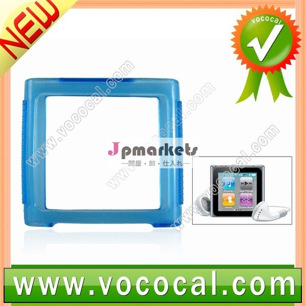 5 iPod Nano 6 6G第6 GENのためのロットのシリコーンのゲルTPUの皮の箱問屋・仕入れ・卸・卸売り