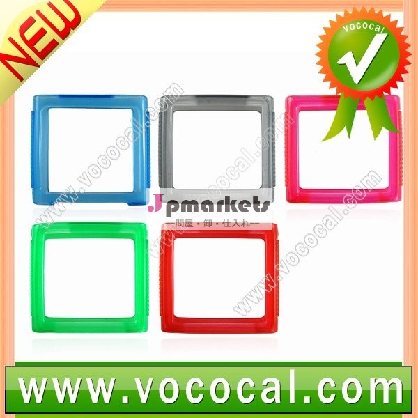5 iPod NanoのためのxのシリコーンのゲルTPUの皮の箱カバー6 6G第6問屋・仕入れ・卸・卸売り