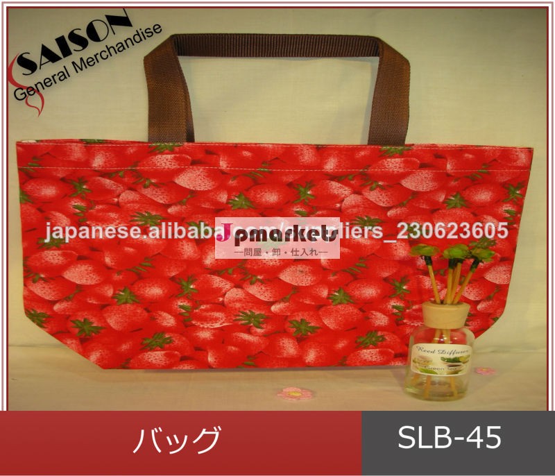 SLB-45赤い色は人気が高いです イチゴショッピングバッグ 可愛い問屋・仕入れ・卸・卸売り