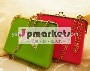 ファッションちょう結び2013シリコンショルダーチェーンバッグ, シリコーンハンドバッグ, 女性のためのトートバッグ問屋・仕入れ・卸・卸売り