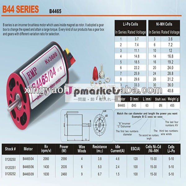 b4465大トルク12v永久磁石のdcモータブラシ付き、 24v、 36v、 定格電力100w40v、 300w、 500w、 700w、 1000w問屋・仕入れ・卸・卸売り