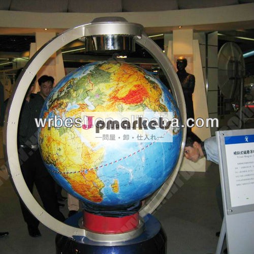 のcustome美術館で大きなサイズの地球儀、 大きな世界地図では博物館、 驚くべき超サイズのマップ・浮上地球儀は径150センチメートル地球儀問屋・仕入れ・卸・卸売り