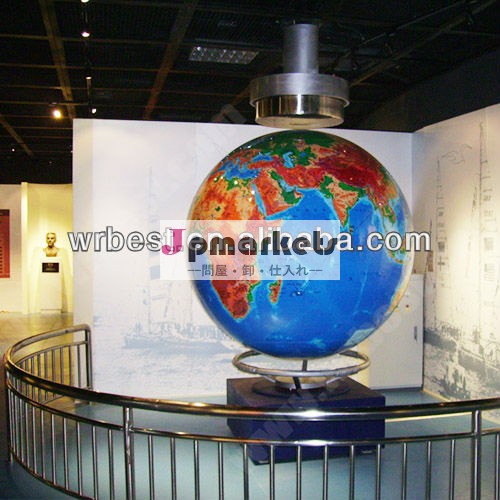 のcustome美術館で大きなサイズの地球儀、 大きな世界地図では博物館、 驚くべき超サイズのマップ・浮上地球儀は直径180cm地球儀問屋・仕入れ・卸・卸売り