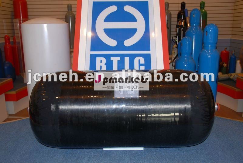 BTIC-Fullyは車のためのカーボン繊維強化アルミニウムによって並べられた合成CNGシリンダーを包んだ問屋・仕入れ・卸・卸売り