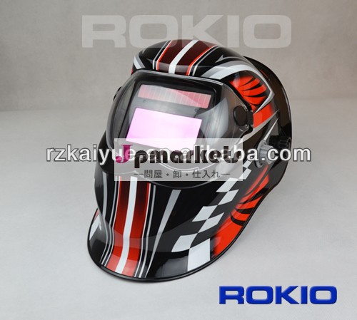 新しいのdesginデカールオート- 暗くなる溶接のヘルメット( km- 1500- 富ライン)問屋・仕入れ・卸・卸売り