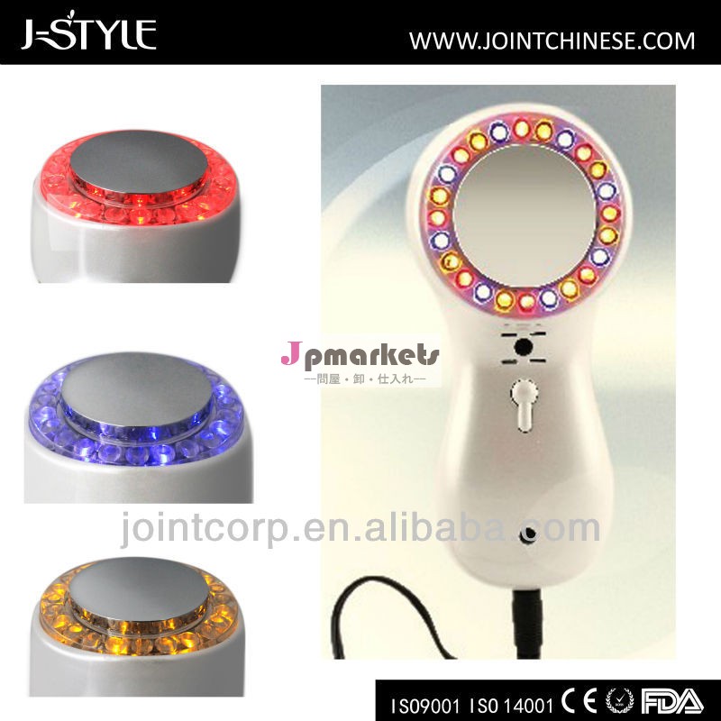 J- スタイルポータブルアンチエイジング超音波光子i pl肌の若返り青黄赤色光療法fda承認ダーマローラー問屋・仕入れ・卸・卸売り