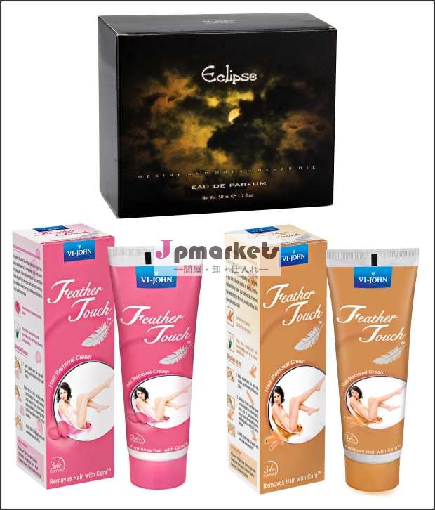 フェザータッチvijohn脱毛クリーム( バラ・サンダル) ・60gmvi- ジョンeclips50ml香水問屋・仕入れ・卸・卸売り