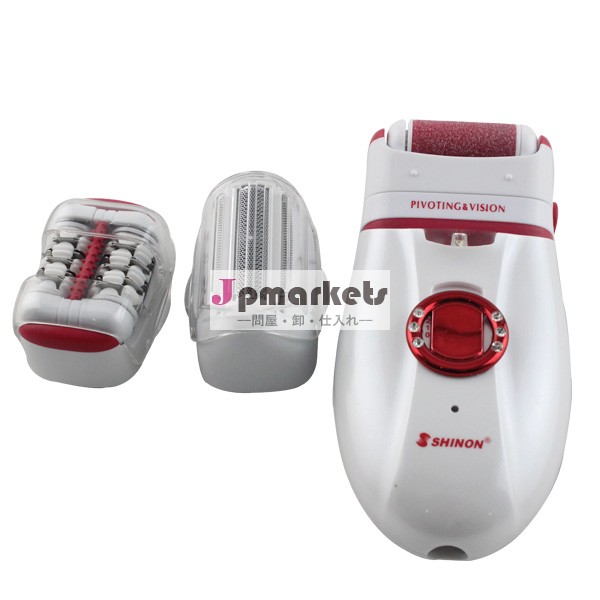 高速レディース電気シェーバーヘッドウォッシャブル2200rpmの良い品質の毛の脱毛器問屋・仕入れ・卸・卸売り