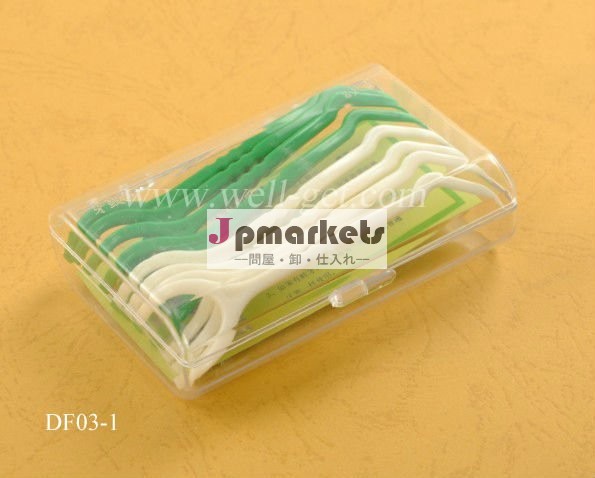 付きデンタルフロスつまようじ/15m/yard良い品質でワックスデンタルフロス問屋・仕入れ・卸・卸売り