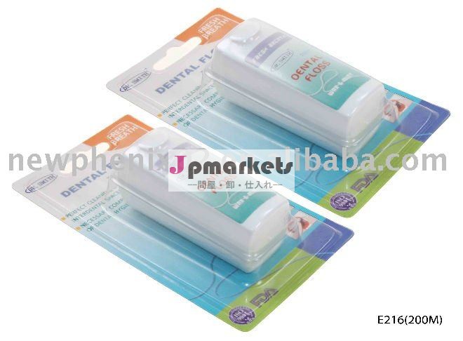 200M PTFE/Nylon/PP/Expaningのwaxed&mintのデンタルフロス問屋・仕入れ・卸・卸売り