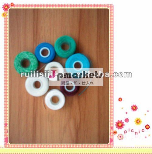Uhmwpe/polyester/nylon/スプールは、 ミントをワックスptfeデンタルフロス問屋・仕入れ・卸・卸売り
