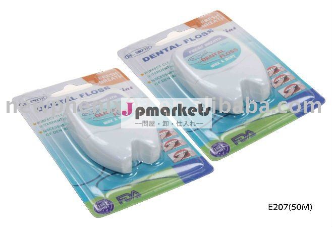 FDA Nylon/PTFE/Nylon/PPのwaxed&mintのデンタルフロス問屋・仕入れ・卸・卸売り