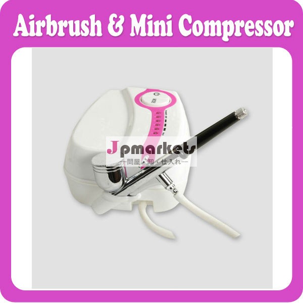 Aérographe maquillage kit 1pc compressor+1pc aérographe. 817m40 buse d'air mini.: 0.3-0.5mm tasse: ce 7cc& certifié par la fcc!問屋・仕入れ・卸・卸売り
