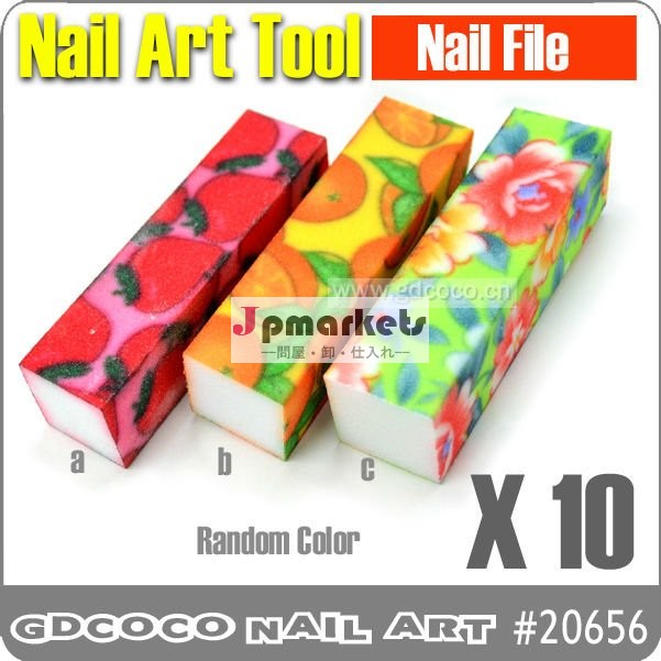 かなり20656#nailアートアクリルuvゲルの色バッファブロックツール問屋・仕入れ・卸・卸売り