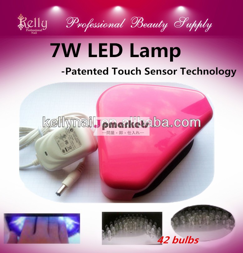led紫外線爪ランプ7wピンクネイルランプケーブルled問屋・仕入れ・卸・卸売り