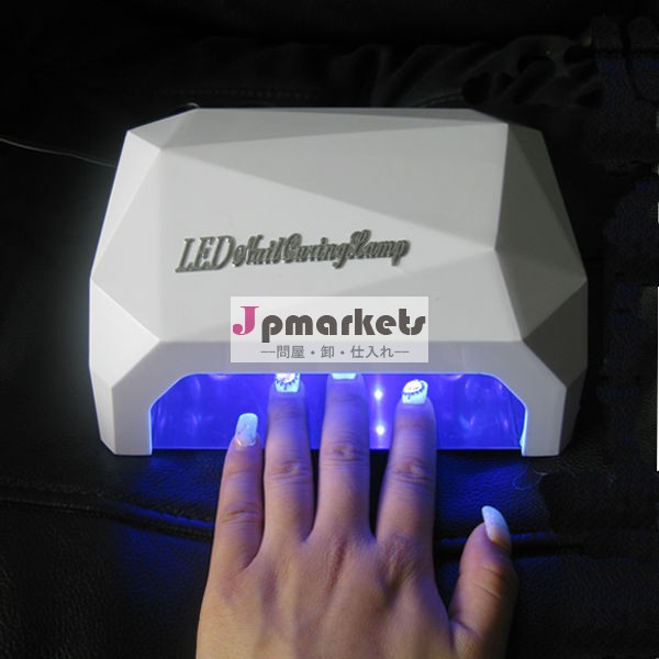 最新ファッションとledネイルランプのためのuvネイルcndシェラックランプ24ワット/硬化ゲルの種類問屋・仕入れ・卸・卸売り