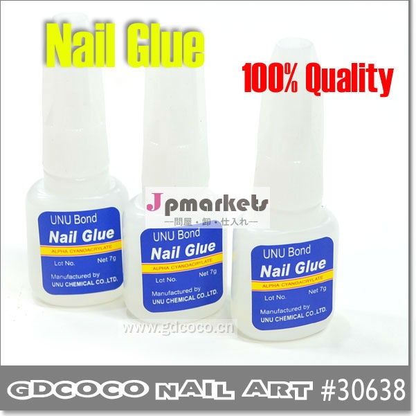 良い接着剤ボンドネイルウヌ30638#10g/ネイルアート偽quatily7gトップチップ接着剤水問屋・仕入れ・卸・卸売り