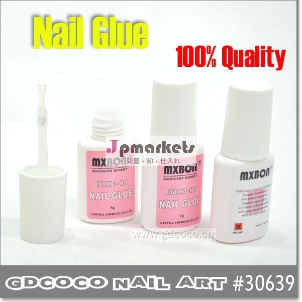 ネイル30639#10gmxbon良い接着剤/ネイルアート偽quatily7gトップチップ接着剤水問屋・仕入れ・卸・卸売り