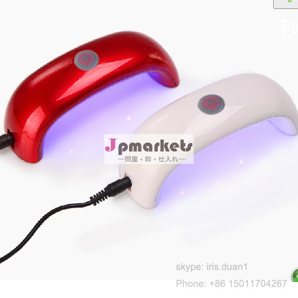 シルバートップuspicy2014年yfブランド6wledランプシェラックジェルキュアネイルuv乾燥機のタイマーledジェルネイルランプ問屋・仕入れ・卸・卸売り