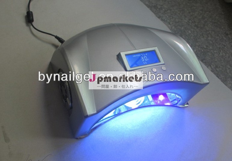 高品質2014年ccfl+ledネイルuvランプの硬化2針が主導紫外線爪ジェルネイルドライヤーファン付き問屋・仕入れ・卸・卸売り