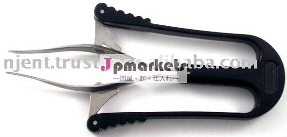 ステンレス鋼のマニキュアの黒色のピンセットの~の眉毛問屋・仕入れ・卸・卸売り