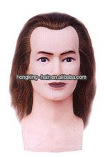 100％美容訓練ヘッド本物の人間の髪の毛問屋・仕入れ・卸・卸売り