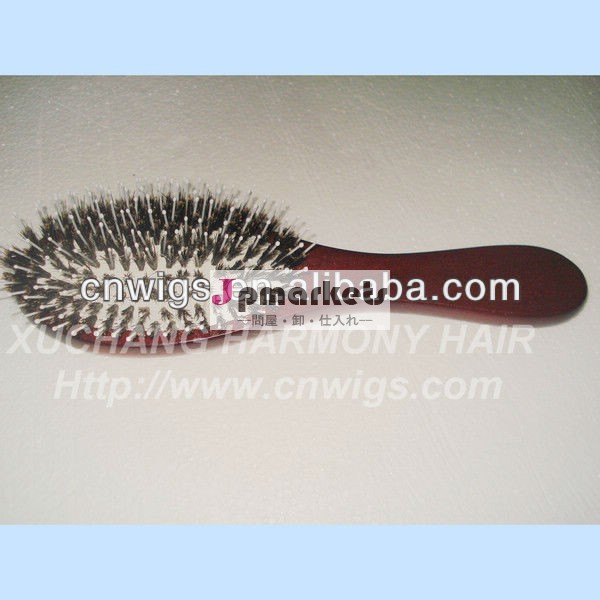 品質の木製猪毛ヘアブラシ/小さなナイロンの毛ブラシ/木製ハンドルの毛ブラシ問屋・仕入れ・卸・卸売り