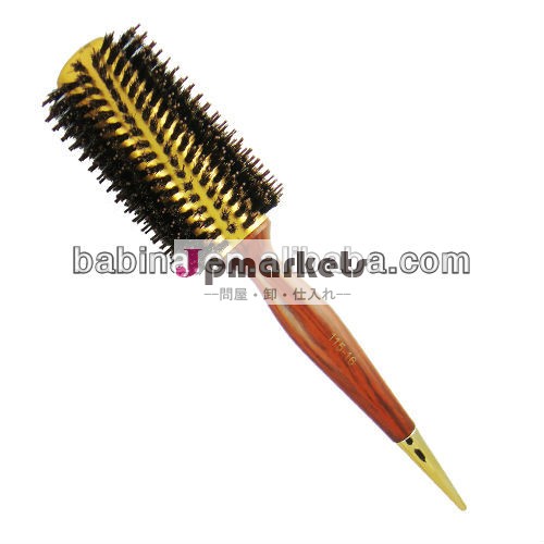 アルミニウム管付き木製のヘアブラシ、 猪毛/丸毛ブラシ問屋・仕入れ・卸・卸売り