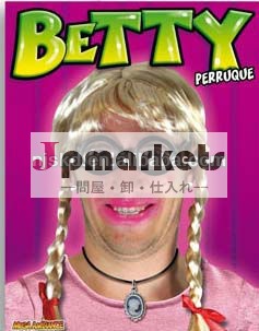 黄金の合成美甲面白いウィッグ問屋・仕入れ・卸・卸売り