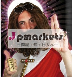 茶色の合成口ひげの神面白いウィッグパーティー問屋・仕入れ・卸・卸売り