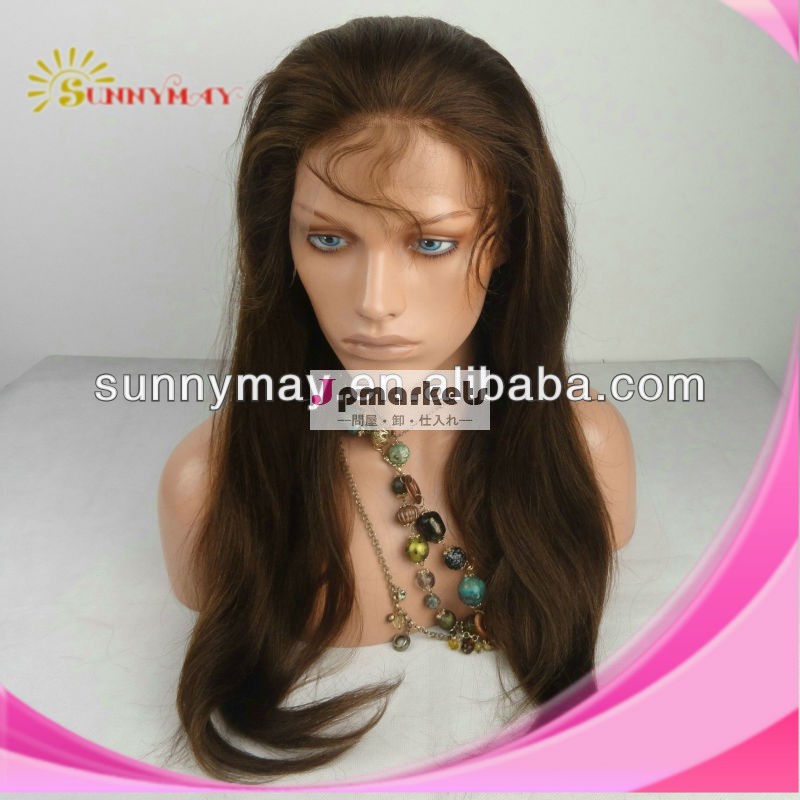 Sunnymay卸売ヘア10"- 30「 マレーシアの人間のバージン毛のレースの前部かつら#4漂白された結び目問屋・仕入れ・卸・卸売り