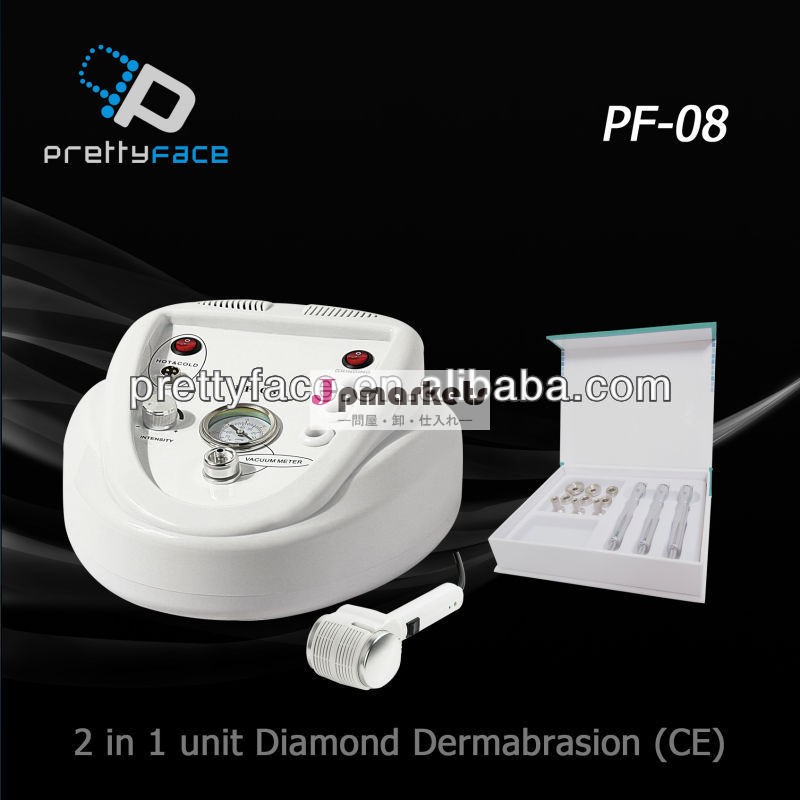 Pf-08美容機器、 ダイヤモンドの皮膚剥離2イン1( ce)、 微弱機ポータブル、 スキンケア3システム問屋・仕入れ・卸・卸売り