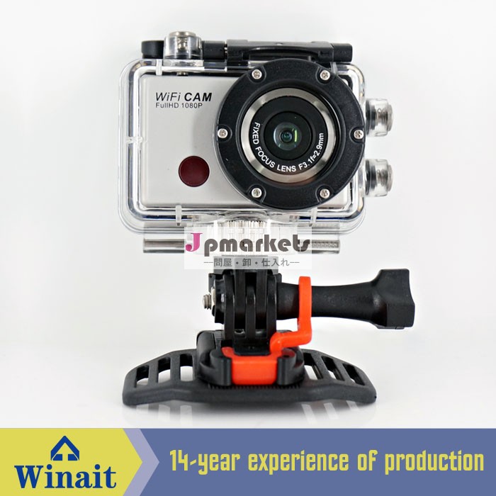 アウトドアスポーツカメラフルhd1080pビデオカメラ8mpとフォトwifiスマートデバイスとアプリのための問屋・仕入れ・卸・卸売り