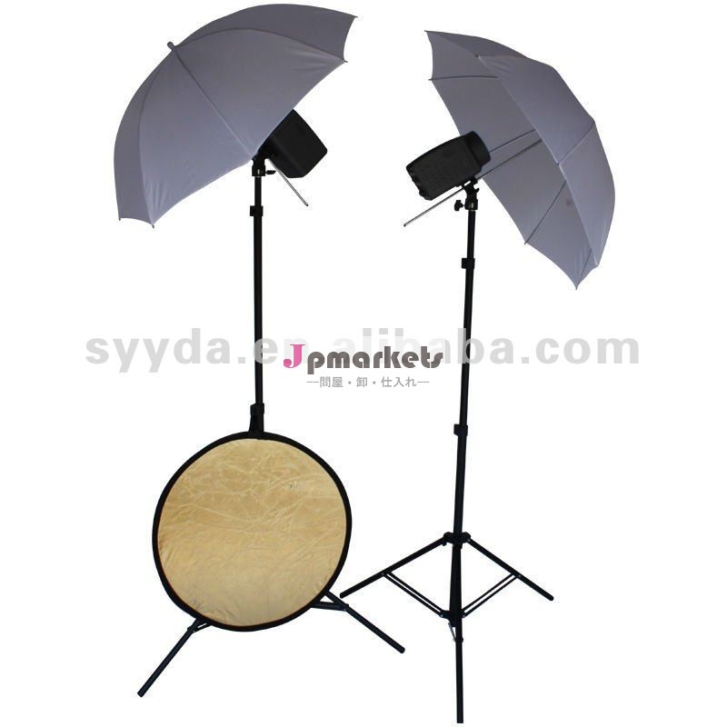 キットを反映する二重柔らかいライトumbrellesをつける写真撮影装置のスタジオのフラッシュ問屋・仕入れ・卸・卸売り