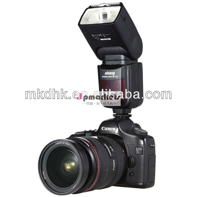 Oloongv300sp680sp-680オートズームフラッシュスピードライトのためのフラッシュ光キヤノンのe-ttlii1100dt3600dt3i60d7d問屋・仕入れ・卸・卸売り