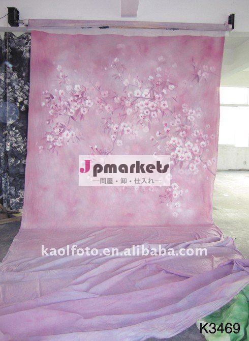 手塗りの花の背景幕シリーズK3469問屋・仕入れ・卸・卸売り