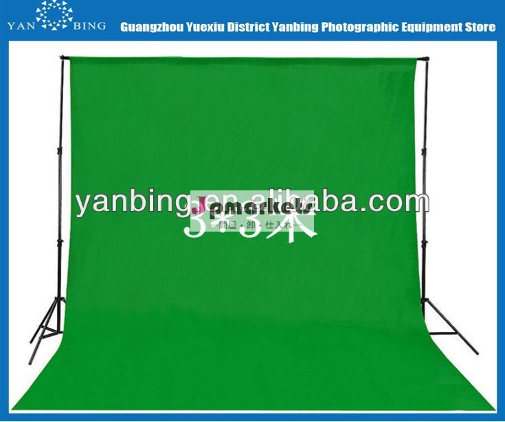 新しいデザイン写真撮影装置2014年3x3m純粋な綿モスリン背景緑色の画面のファブリックの背景問屋・仕入れ・卸・卸売り