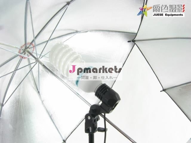 写真撮影のスタジオの連続的な照明傘のキット+蛍光写真の電球自由な27ワットの5500Kの問屋・仕入れ・卸・卸売り