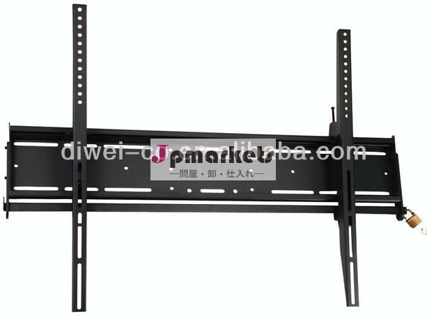 テレビの壁用ブラケットマウント最も32"- 80" セキュリティロックを、 led液晶プラズマテレビのフラットパネルまでの画面が表示され100キログラム問屋・仕入れ・卸・卸売り