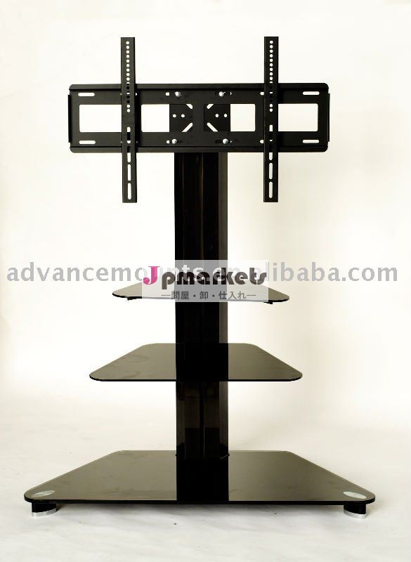 2012年新デザインglass+al+steelプラズマテレビスタンド問屋・仕入れ・卸・卸売り