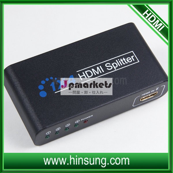 プロデューサー HDMI スプリッター 1 × 4 互換性のある HDCP をサポートしています 1080 P OEM HDTV HDMI スプリッター 1 に 4問屋・仕入れ・卸・卸売り