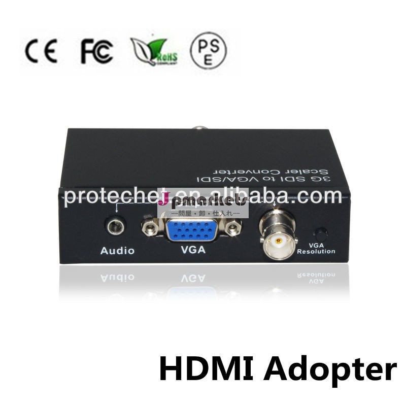 3g、 hd、 sd-sdiにsdi+vga3.5mmとジャックオーディオコンバータボックス問屋・仕入れ・卸・卸売り