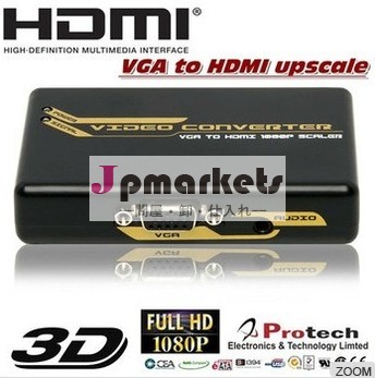 Vgahdmiコンバーターボックスに音声付き、 vgaにhdmiに変換するには+stereounscales720p/1080ppetvhsに問屋・仕入れ・卸・卸売り