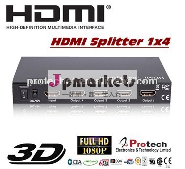 hdmiスプリッタ4ポートミニ3d10801x4のhdmiスプリッタのための問屋・仕入れ・卸・卸売り