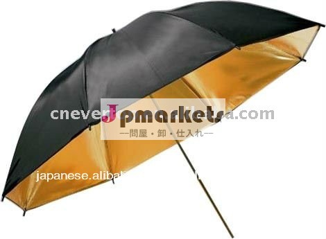 黒及び金の写真の傘の反射器問屋・仕入れ・卸・卸売り
