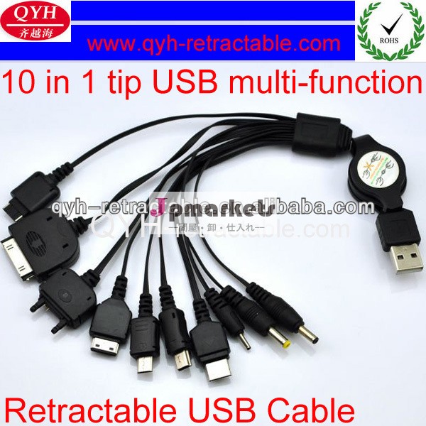 中国のoem工場販売101で先端にusb2.0リトラクタブルマイクロ用ケーブル携帯充電、 データのダウンロード問屋・仕入れ・卸・卸売り